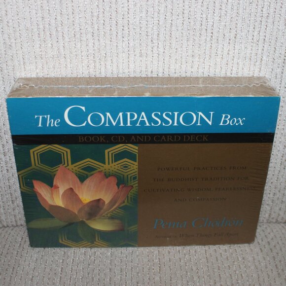 3/$88❤️sealed 1st Ed. The Compassion Box: Book, CD & 59 Card Deck Pema Chödrön - Picture 3 of 9